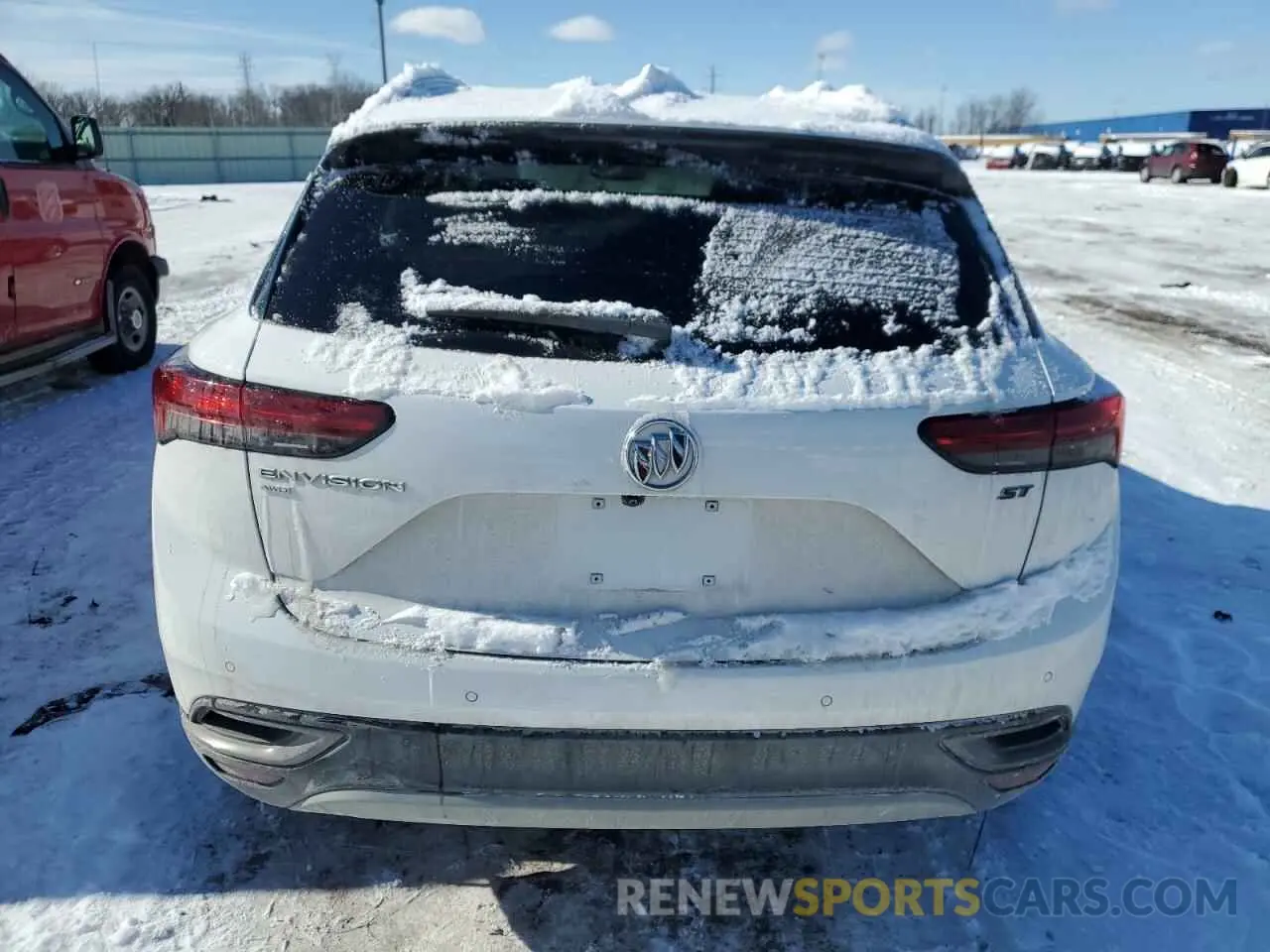 6 fotografías del automóvil dañado LRBFZMR40MD064713 BUICK ENVISION 2021