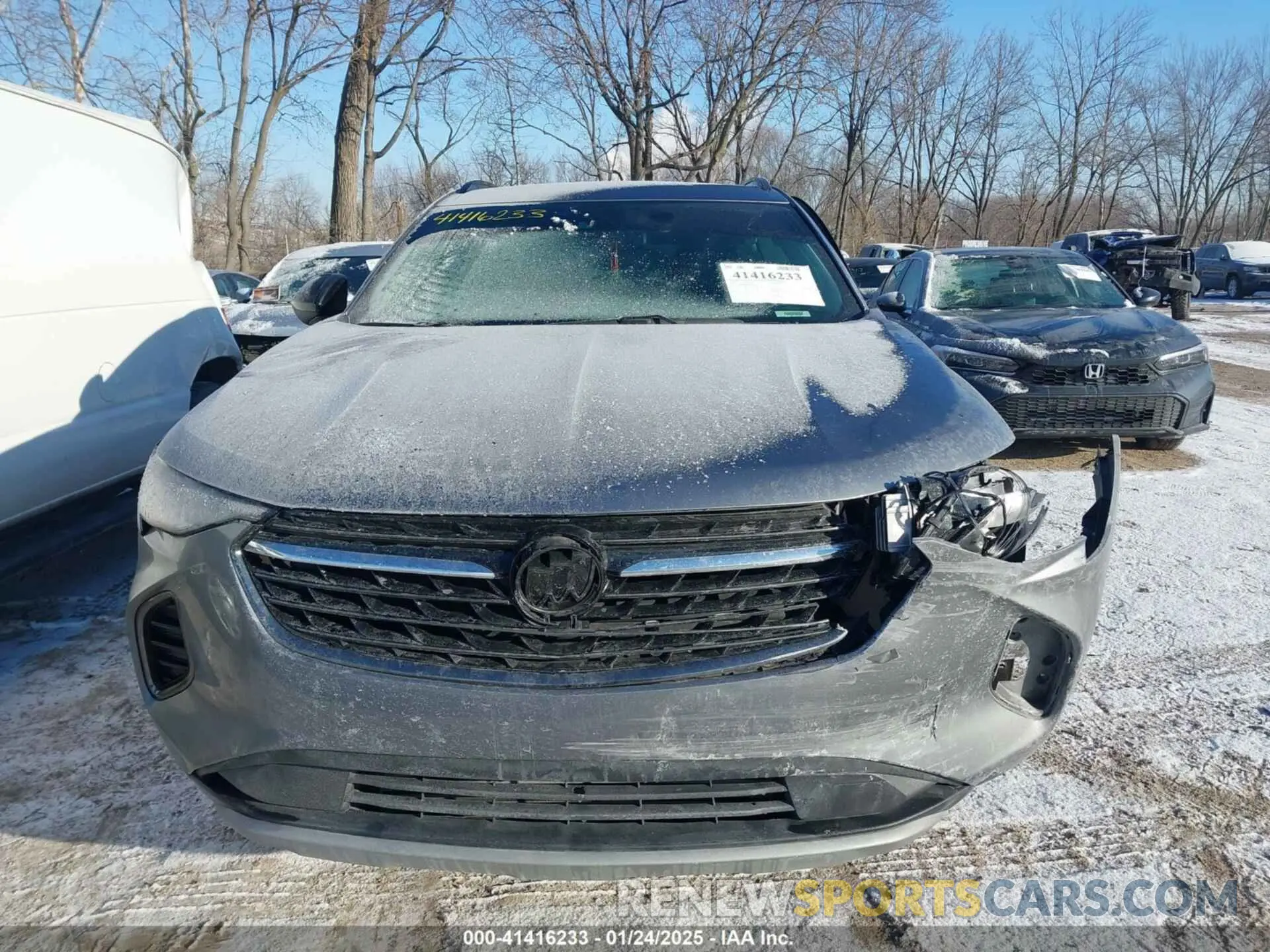 12 fotografías del automóvil dañado LRBFZMR45MD198701 BUICK ENVISION 2021
