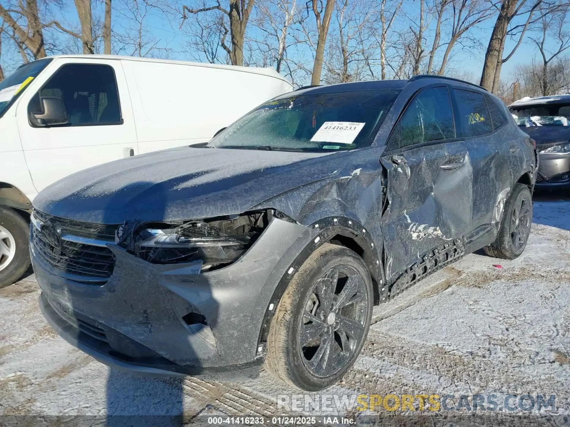 6 fotografías del automóvil dañado LRBFZMR45MD198701 BUICK ENVISION 2021