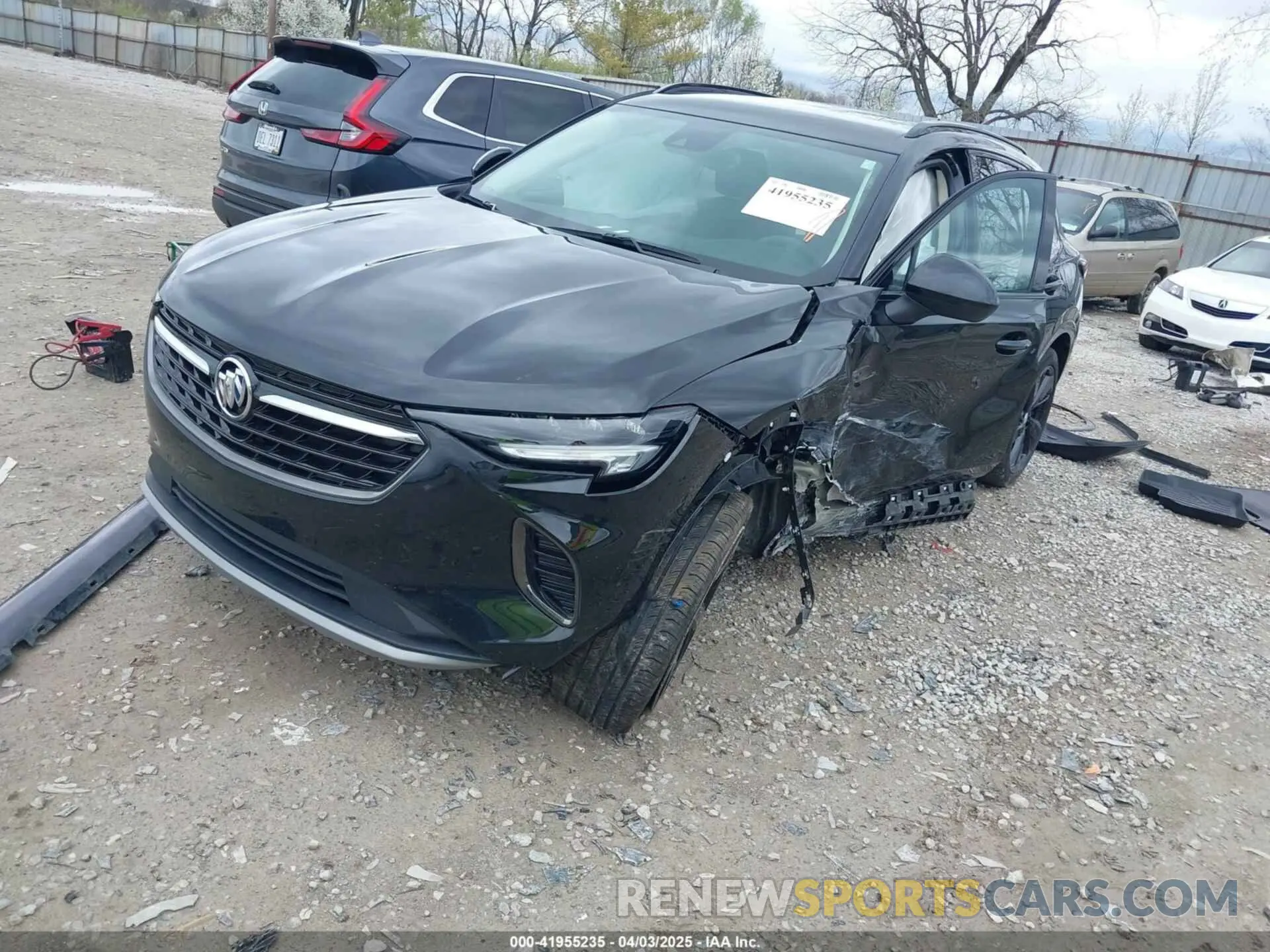 2 fotografías del automóvil dañado LRBFZMR4XMD194918 BUICK ENVISION 2021