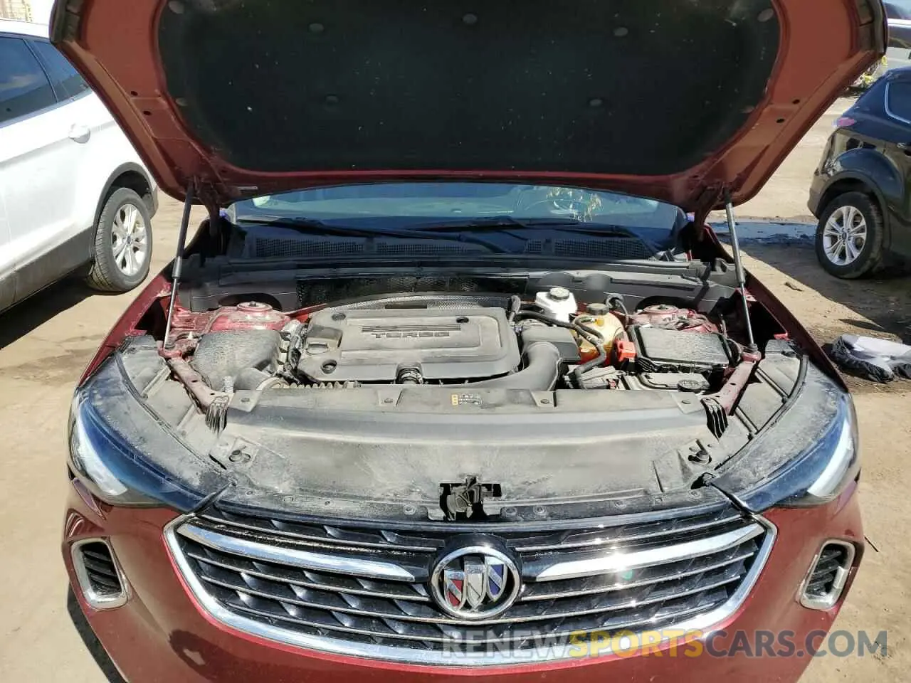 12 fotografías del automóvil dañado LRBFZNR40MD085275 BUICK ENVISION 2021