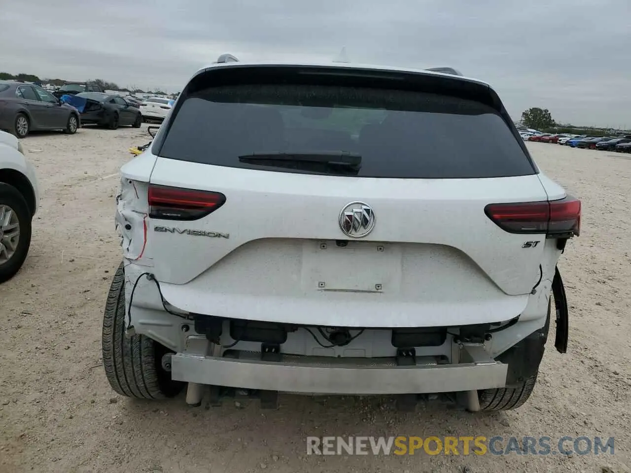 6 fotografías del automóvil dañado LRBFZNR40MD091061 BUICK ENVISION 2021