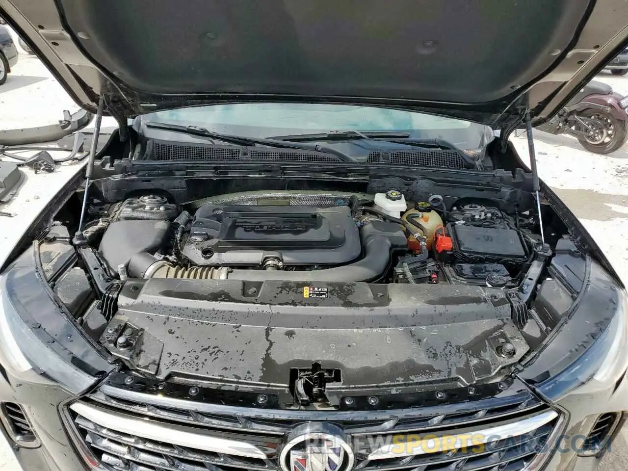 12 fotografías del automóvil dañado LRBFZNR40MD137780 BUICK ENVISION 2021