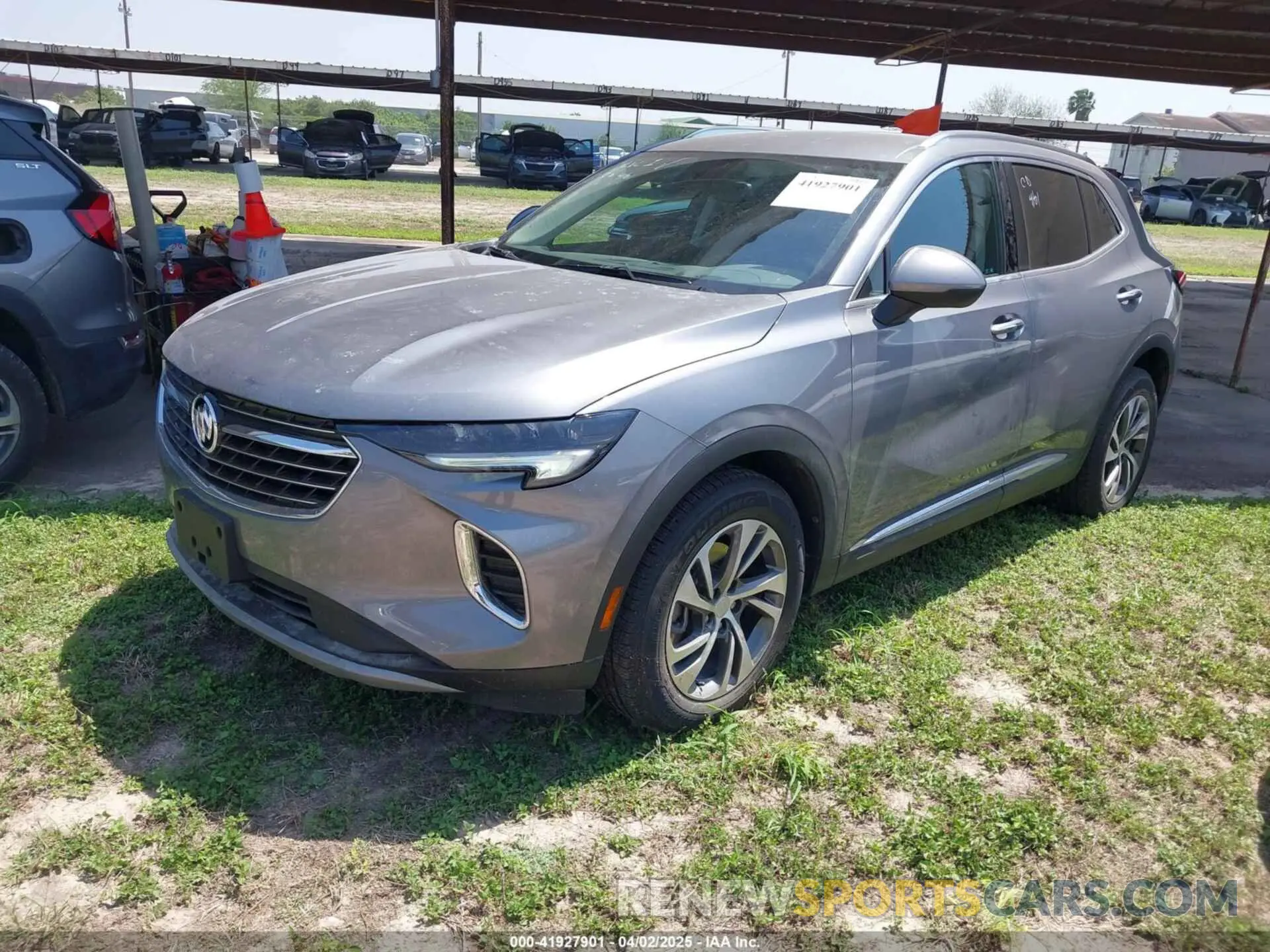 2 fotografías del automóvil dañado LRBFZNR41MD056500 BUICK ENVISION 2021