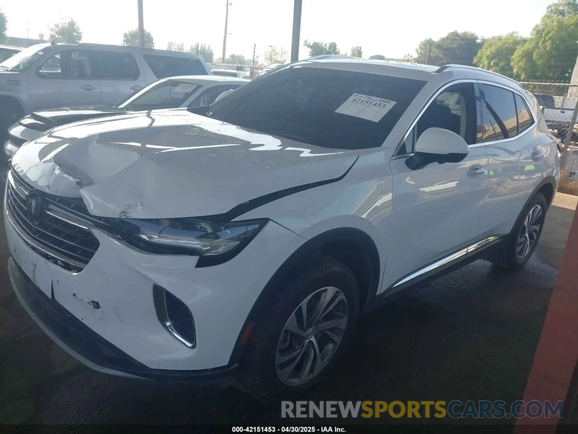 2 fotografías del automóvil dañado LRBFZNR41MD076150 BUICK ENVISION 2021