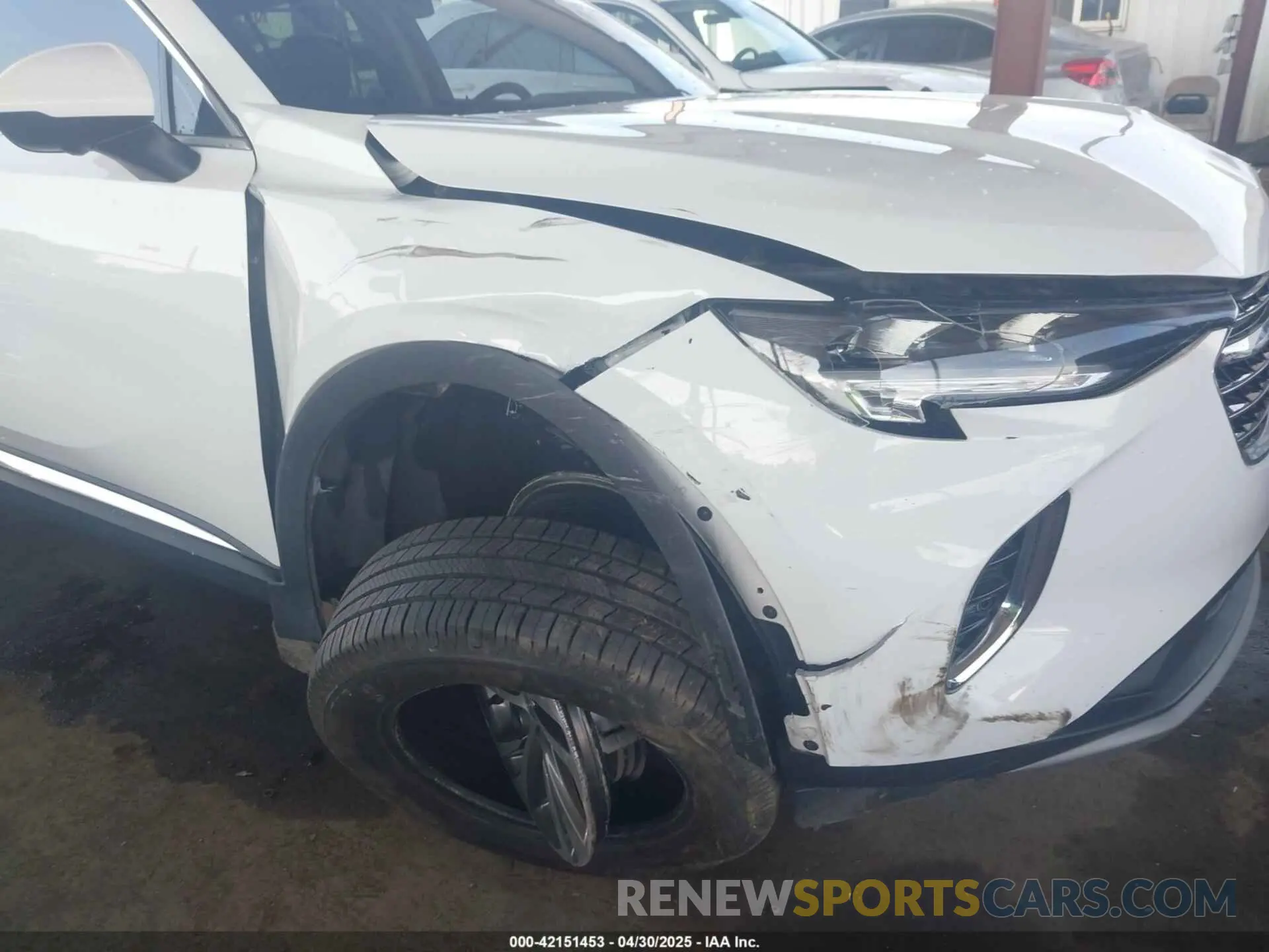6 fotografías del automóvil dañado LRBFZNR41MD076150 BUICK ENVISION 2021