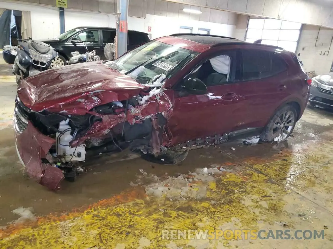 1 fotografías del automóvil dañado LRBFZNR41MD167449 BUICK ENVISION 2021