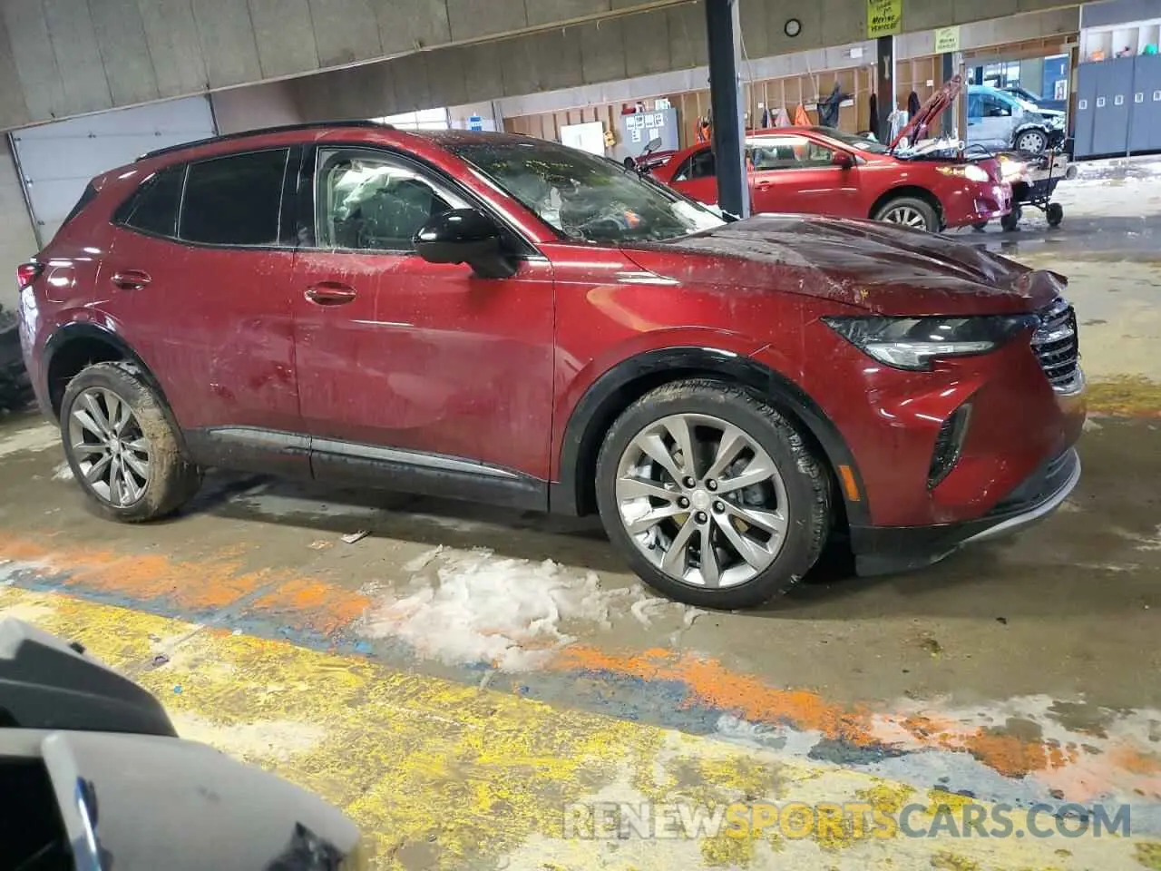 4 fotografías del automóvil dañado LRBFZNR41MD167449 BUICK ENVISION 2021