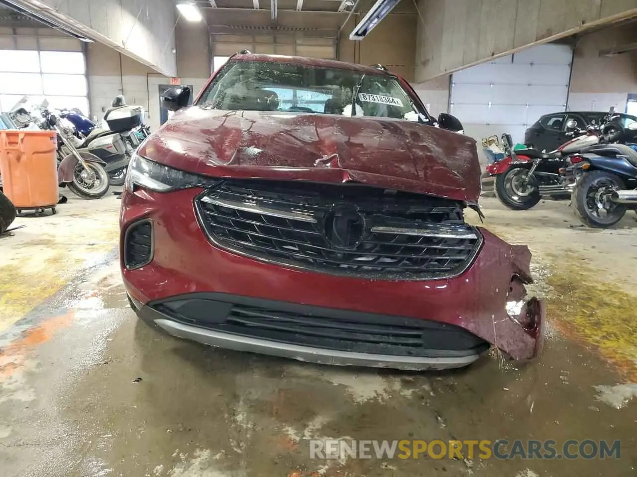 5 fotografías del automóvil dañado LRBFZNR41MD167449 BUICK ENVISION 2021