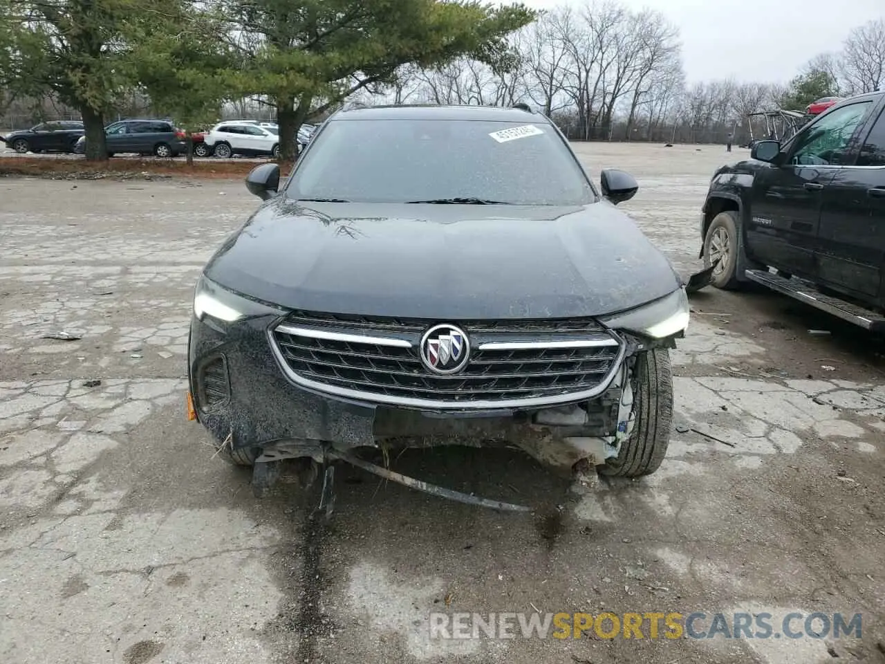 5 fotografías del automóvil dañado LRBFZNR42MD086055 BUICK ENVISION 2021