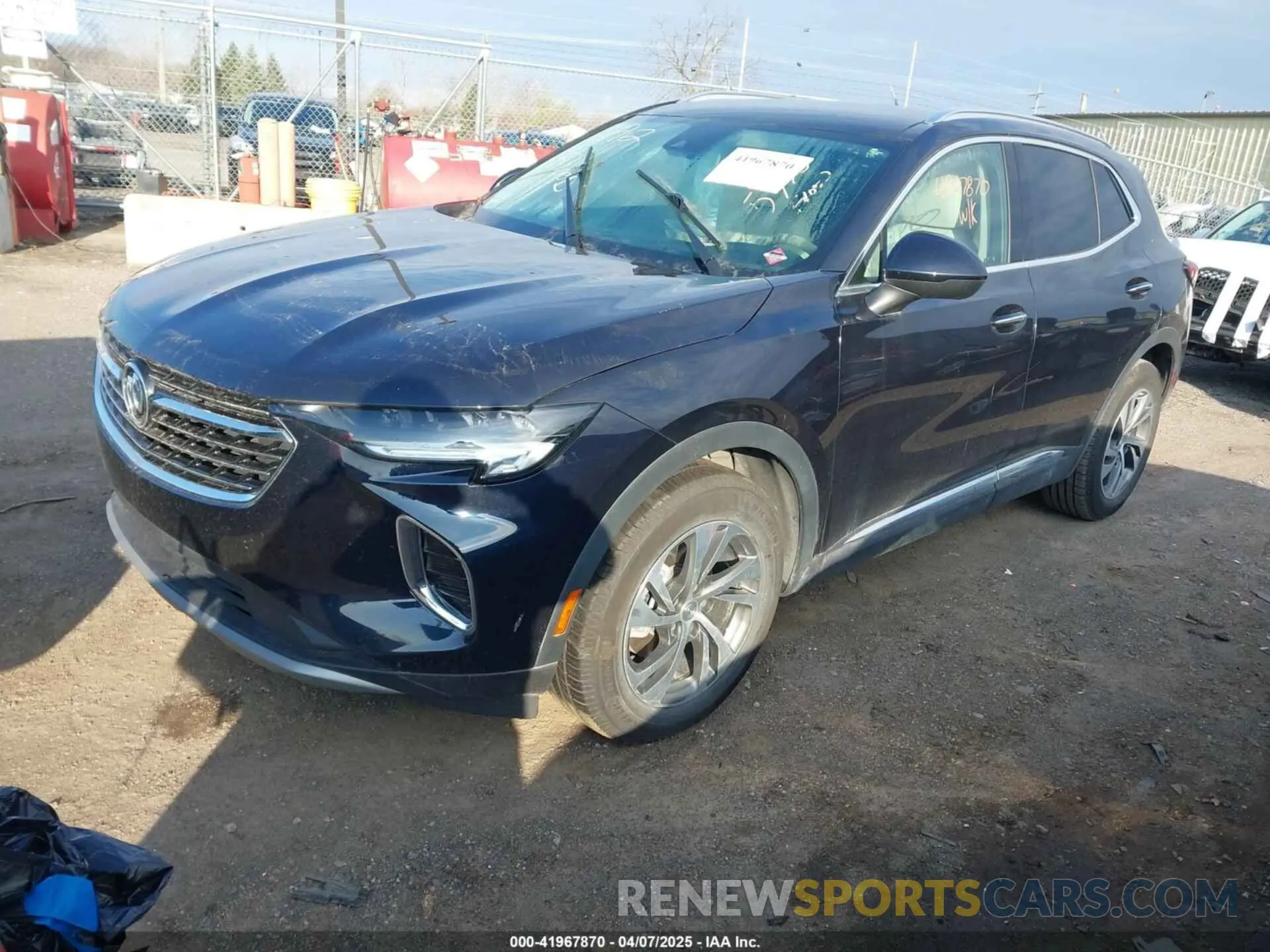 2 fotografías del automóvil dañado LRBFZNR43MD085335 BUICK ENVISION 2021