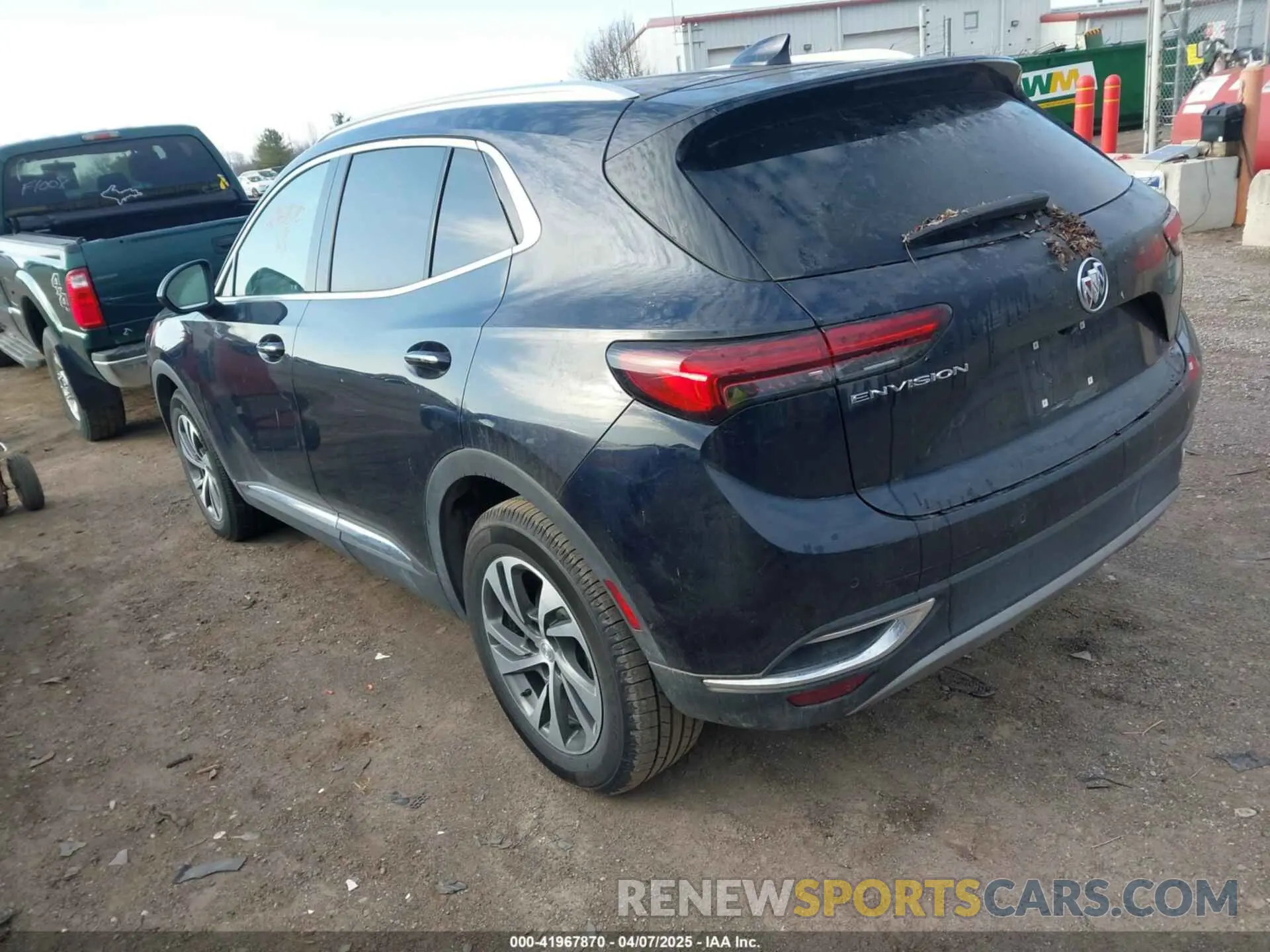 3 fotografías del automóvil dañado LRBFZNR43MD085335 BUICK ENVISION 2021