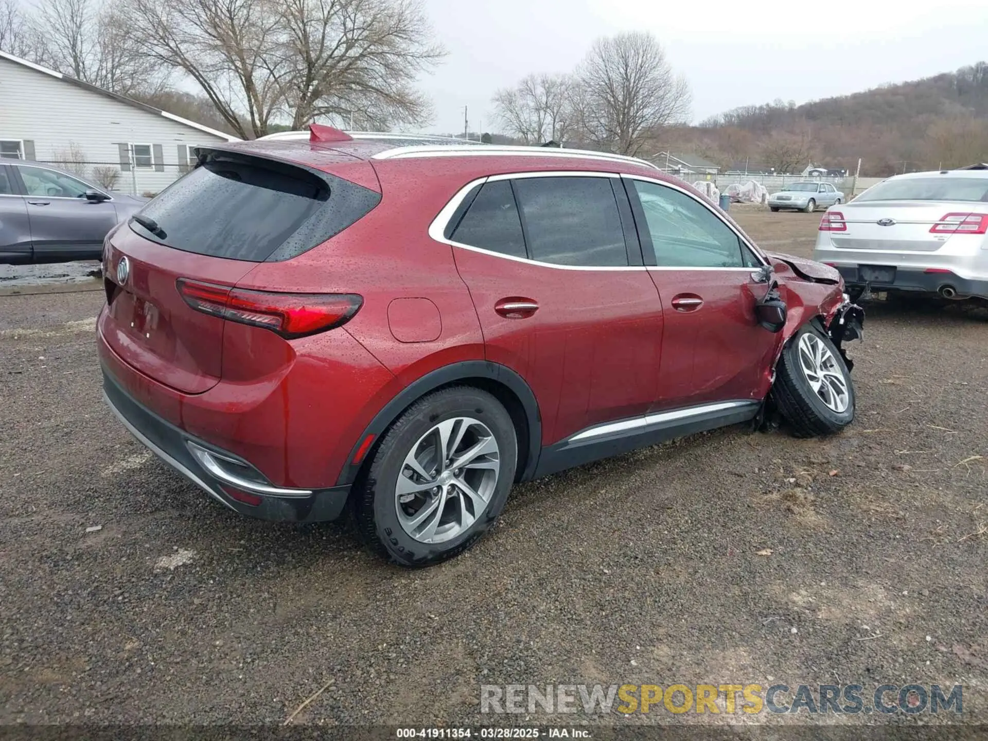 4 fotografías del automóvil dañado LRBFZNR44MD041828 BUICK ENVISION 2021