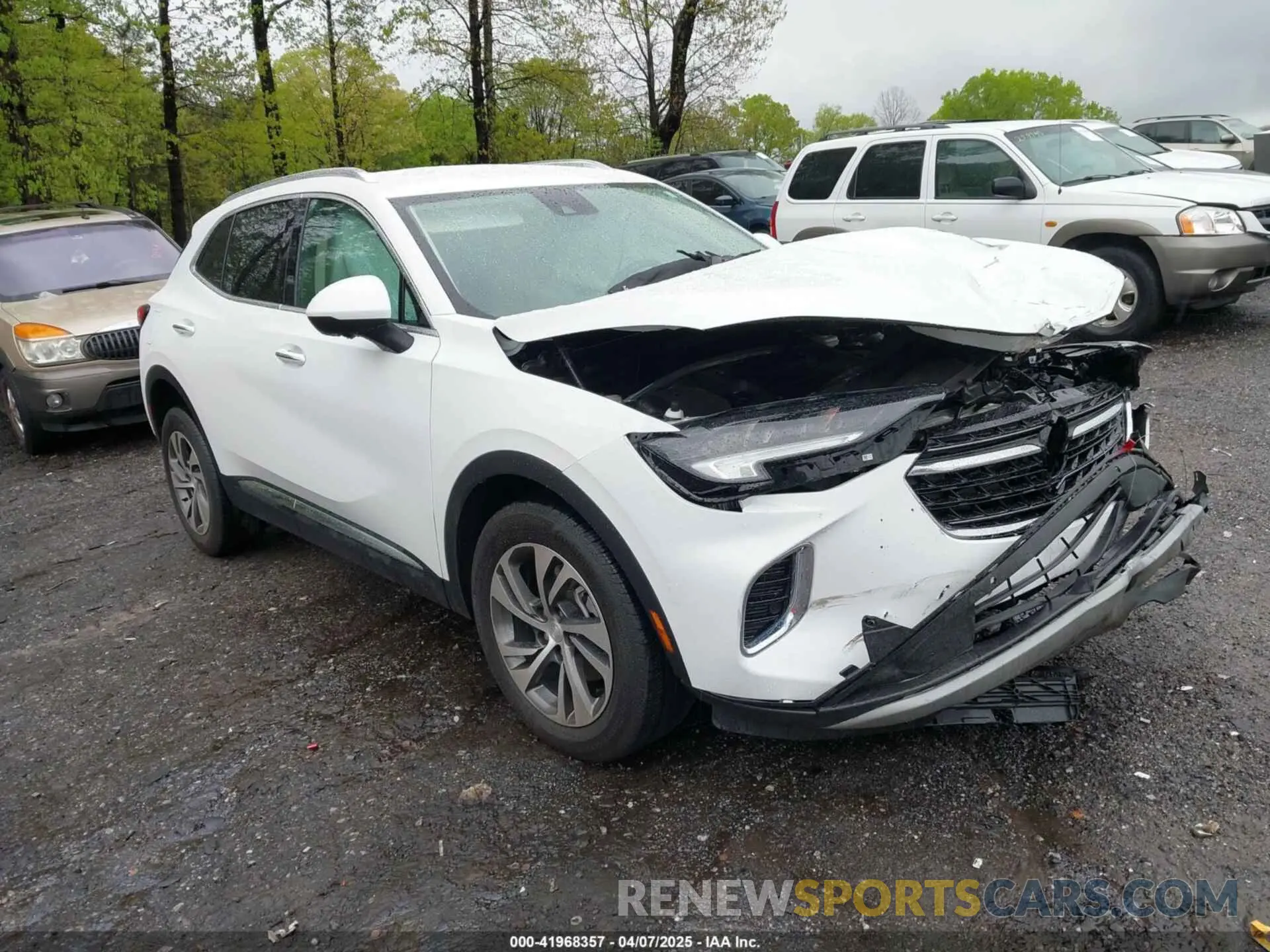 1 fotografías del automóvil dañado LRBFZNR45MD105813 BUICK ENVISION 2021