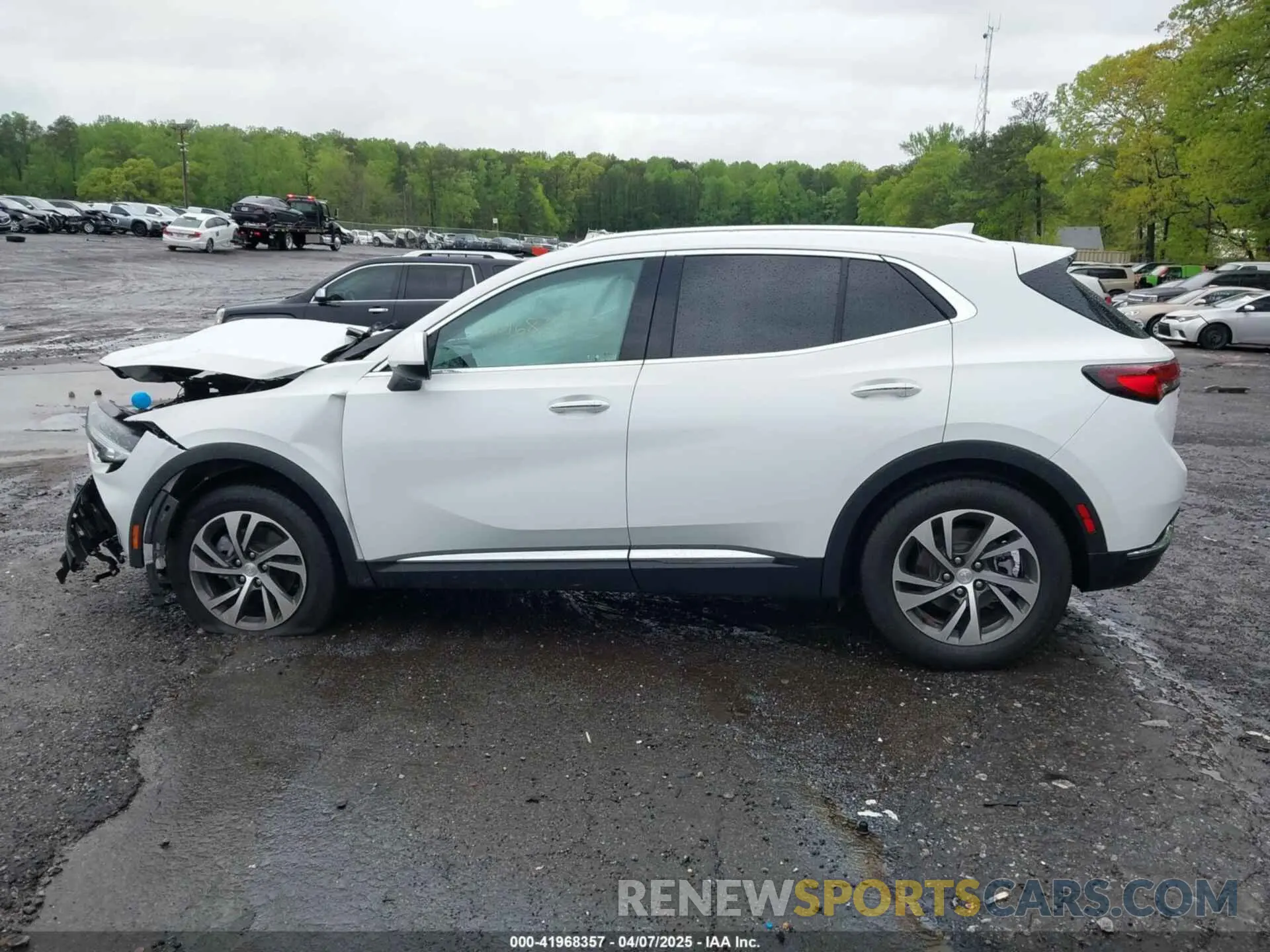 13 fotografías del automóvil dañado LRBFZNR45MD105813 BUICK ENVISION 2021