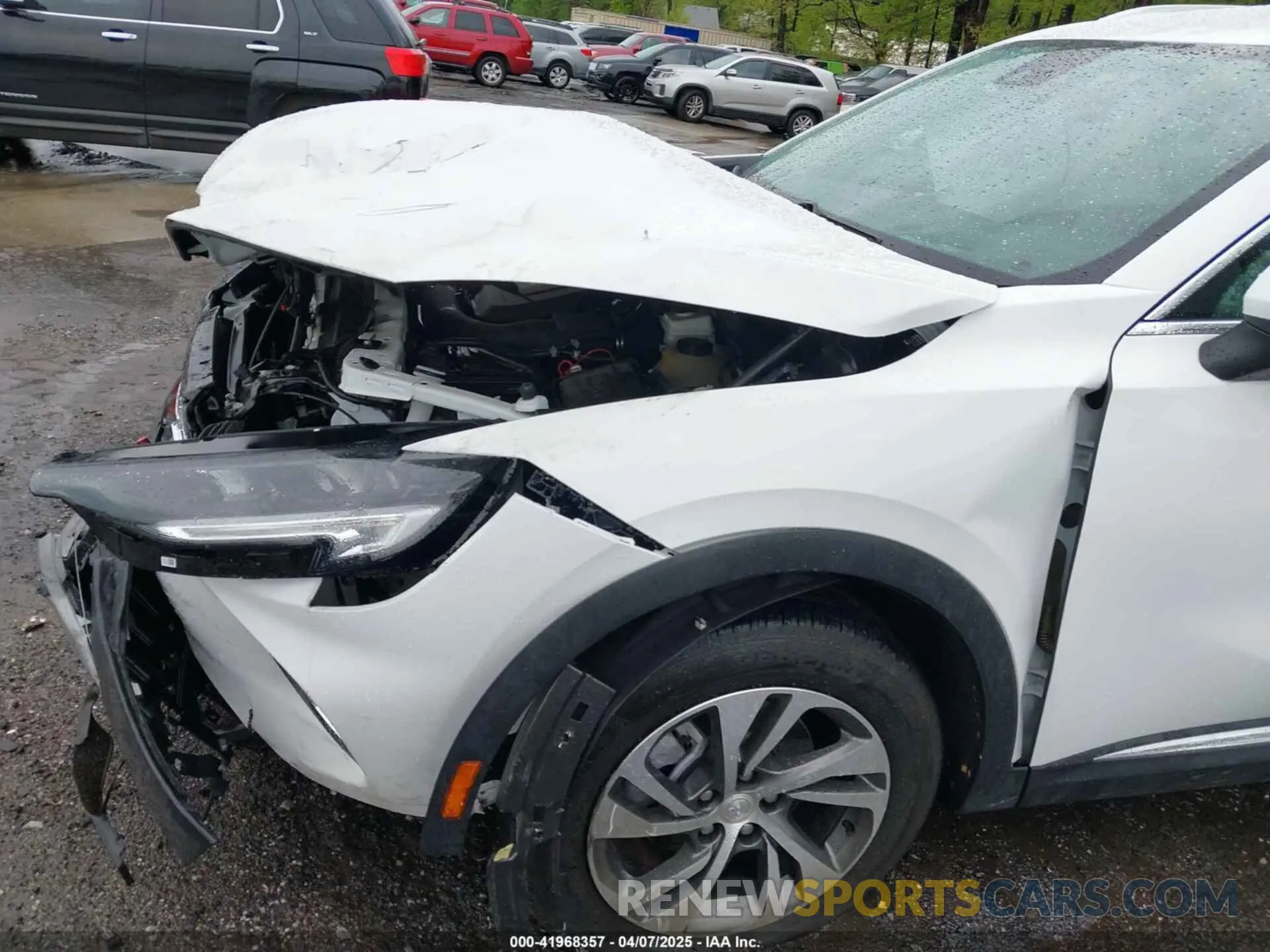 6 fotografías del automóvil dañado LRBFZNR45MD105813 BUICK ENVISION 2021