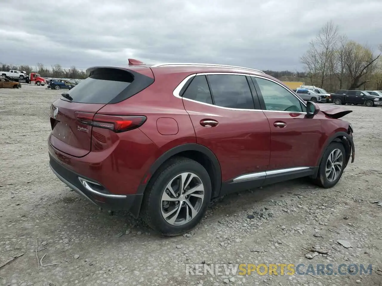 3 fotografías del automóvil dañado LRBFZNR46MD077570 BUICK ENVISION 2021