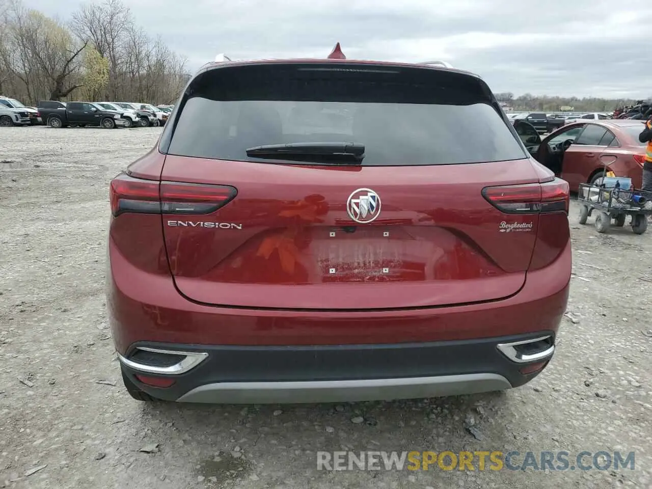 6 fotografías del automóvil dañado LRBFZNR46MD077570 BUICK ENVISION 2021