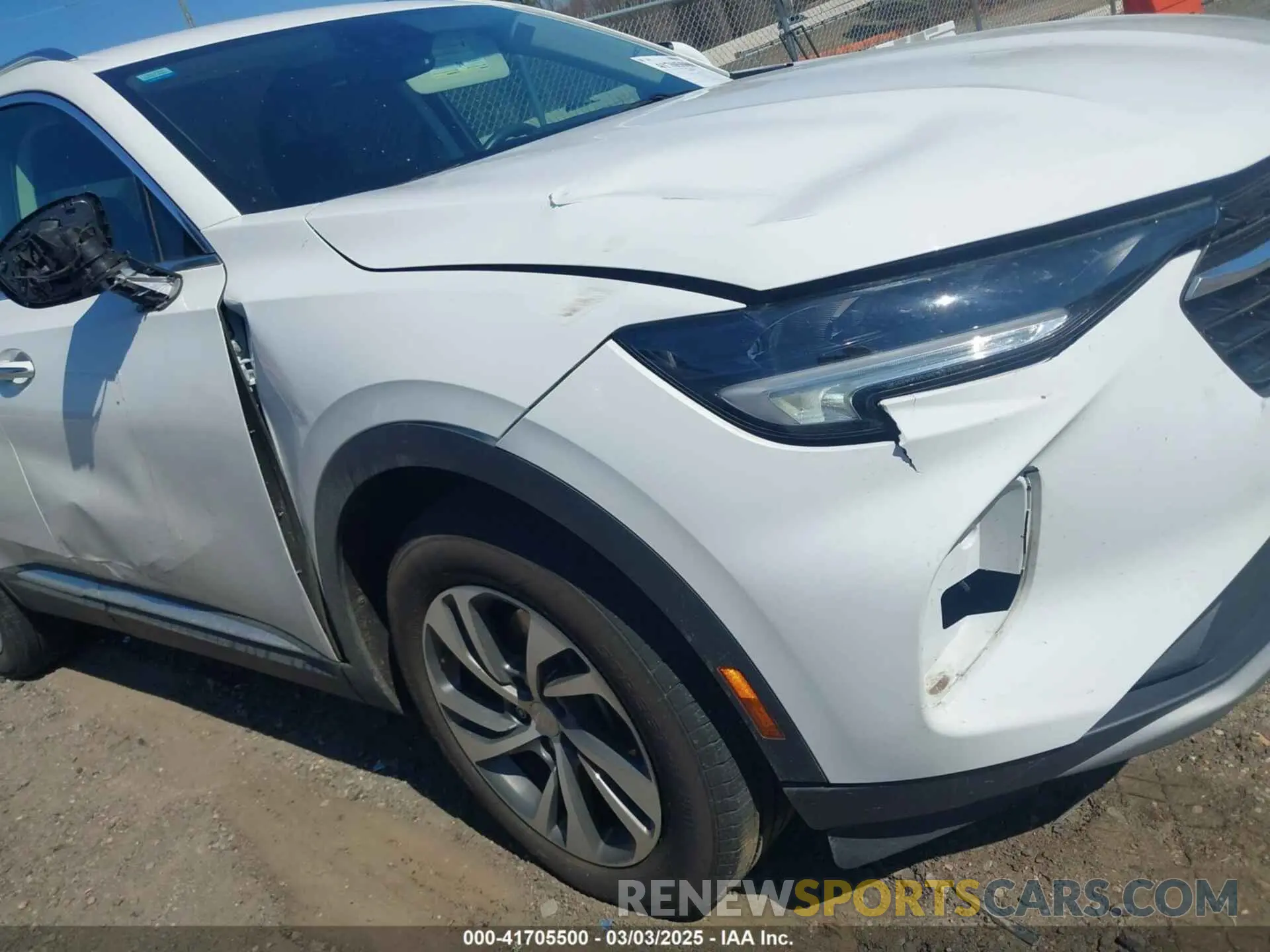 12 fotografías del automóvil dañado LRBFZNR47MD075679 BUICK ENVISION 2021