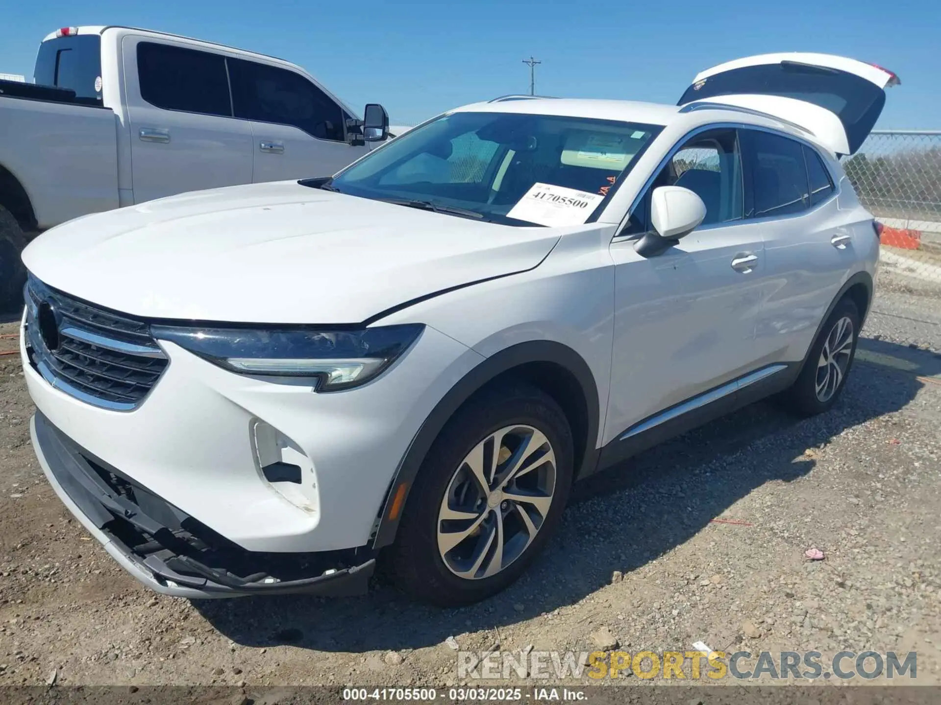 2 fotografías del automóvil dañado LRBFZNR47MD075679 BUICK ENVISION 2021