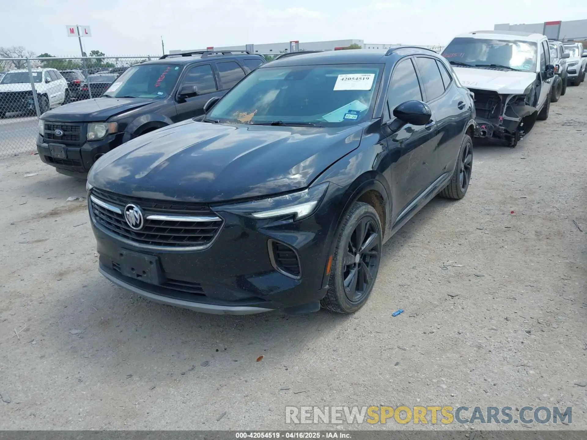 2 fotografías del automóvil dañado LRBFZNR49MD087932 BUICK ENVISION 2021