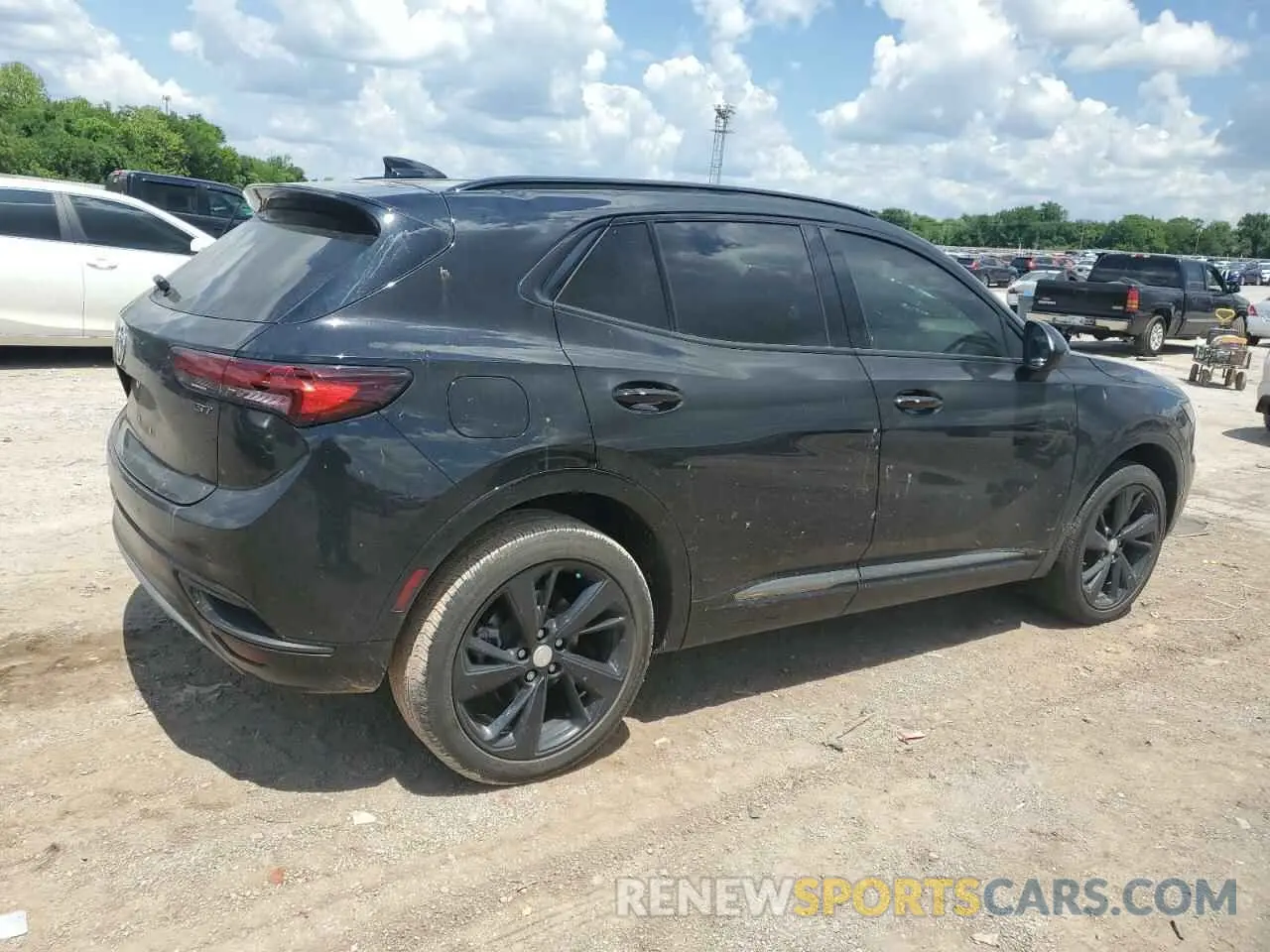 3 fotografías del automóvil dañado LRBFZNR4XMD111817 BUICK ENVISION 2021