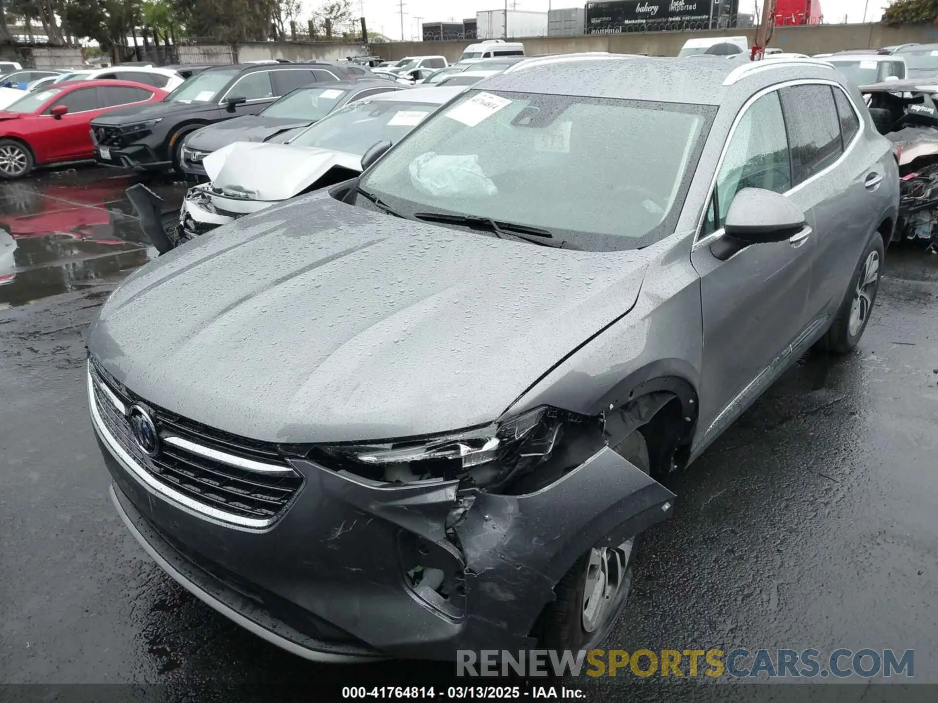 2 fotografías del automóvil dañado LRBFZNR4XMD148849 BUICK ENVISION 2021
