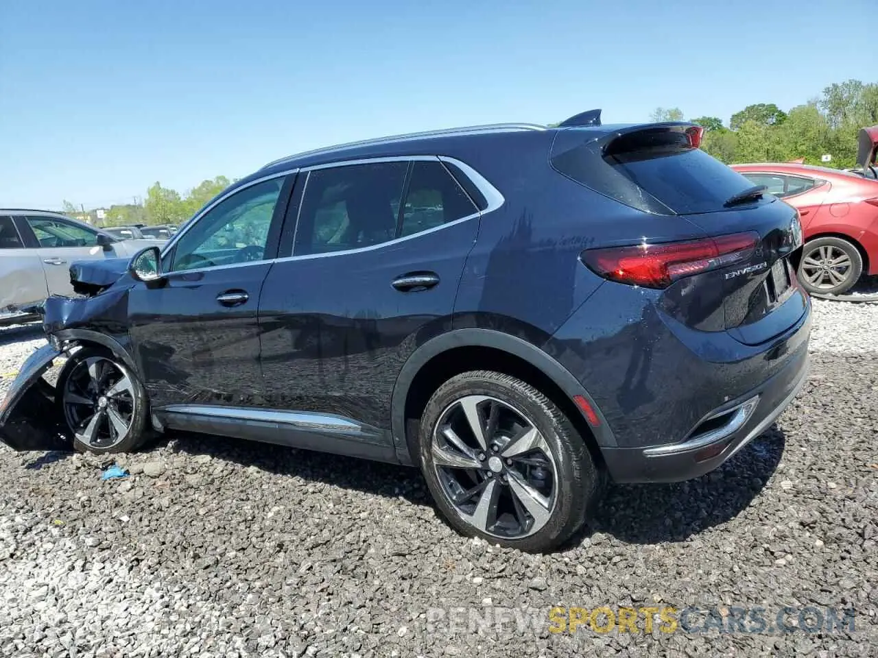 2 fotografías del automóvil dañado LRBFZNR4XMD167014 BUICK ENVISION 2021
