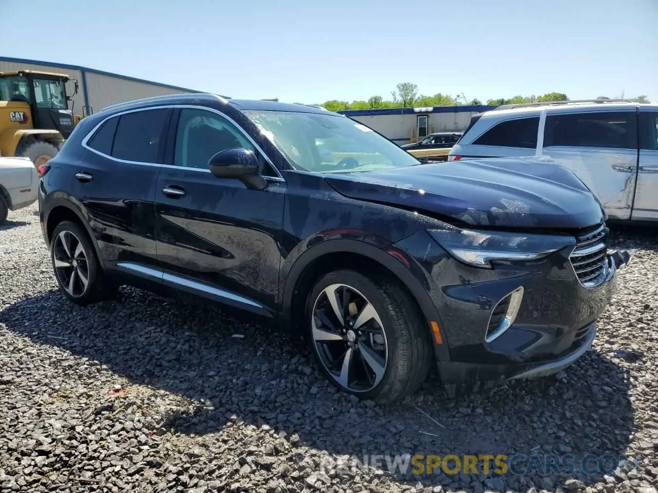 4 fotografías del automóvil dañado LRBFZNR4XMD167014 BUICK ENVISION 2021