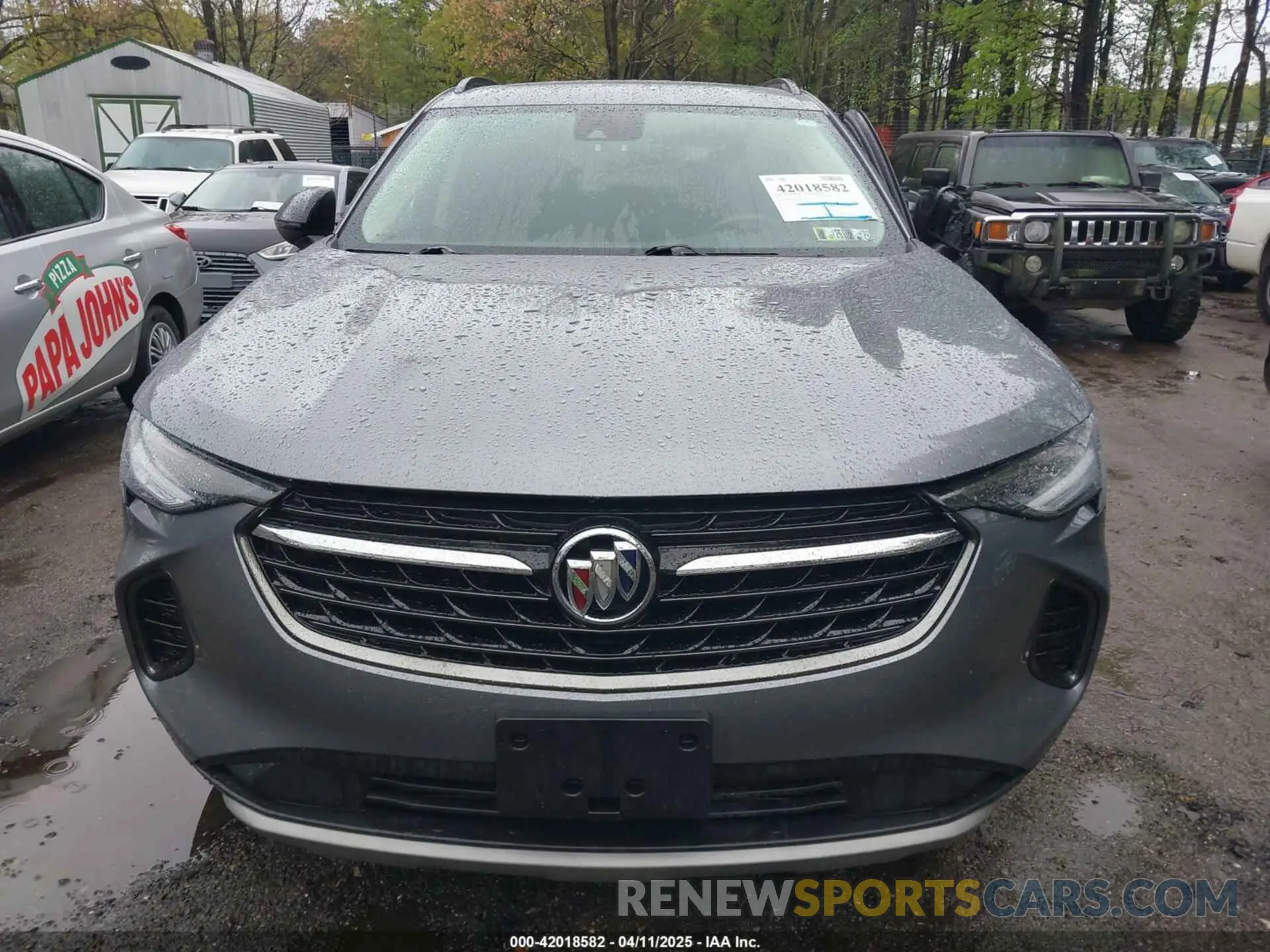 12 fotografías del automóvil dañado LRBFZPR41MD056959 BUICK ENVISION 2021