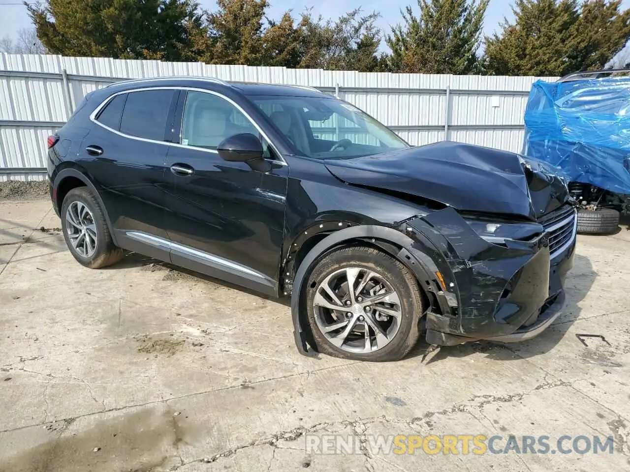 4 fotografías del automóvil dañado LRBFZPR41MD112897 BUICK ENVISION 2021