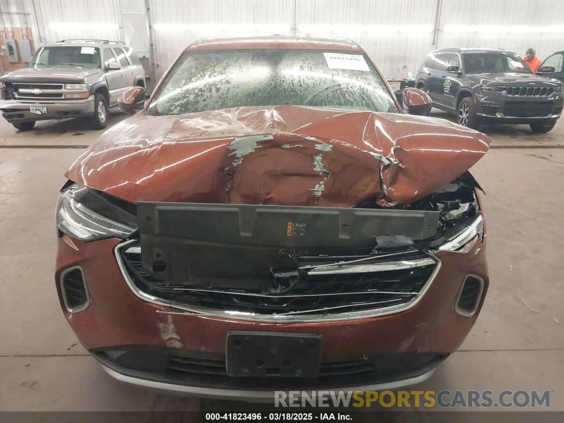 13 fotografías del automóvil dañado LRBFZPR43MD139423 BUICK ENVISION 2021