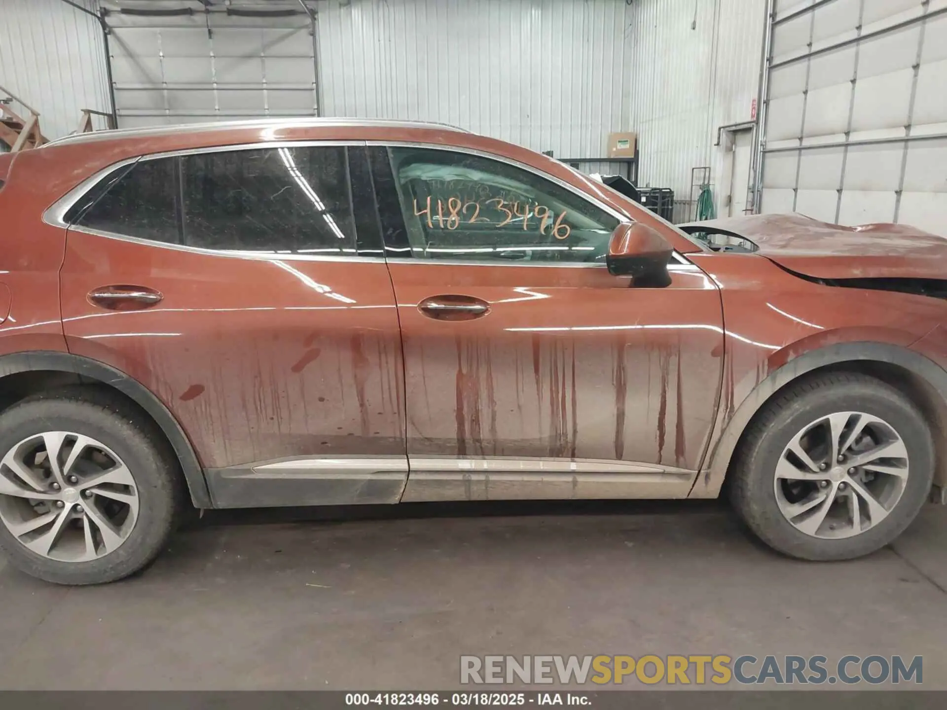 14 fotografías del automóvil dañado LRBFZPR43MD139423 BUICK ENVISION 2021