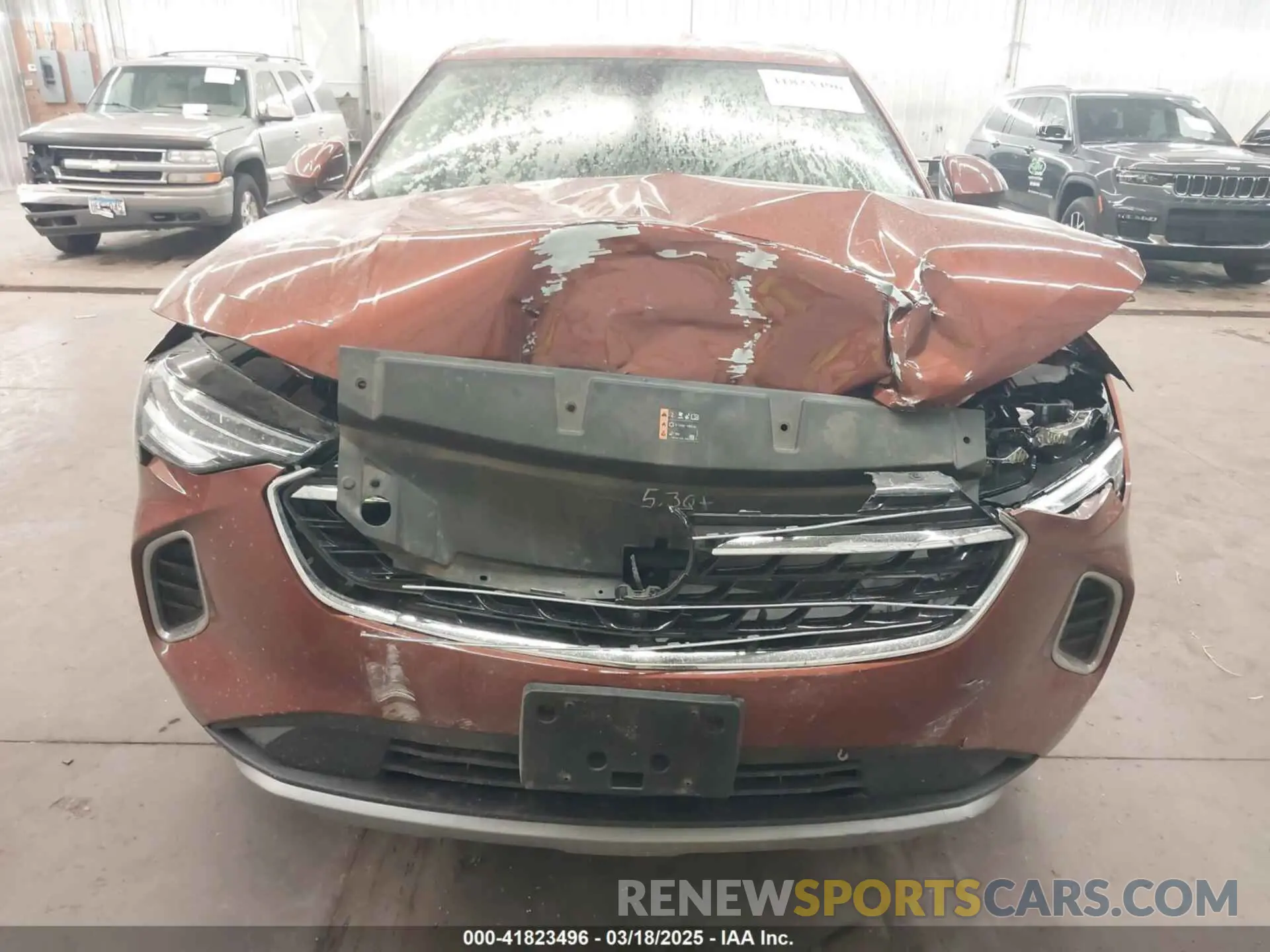 6 fotografías del automóvil dañado LRBFZPR43MD139423 BUICK ENVISION 2021