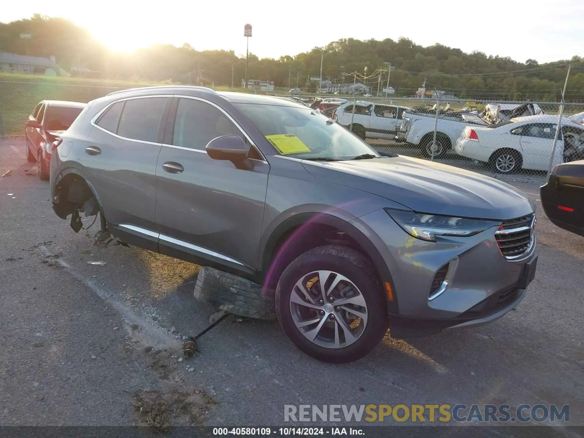 1 fotografías del automóvil dañado LRBFZPR44MD149698 BUICK ENVISION 2021