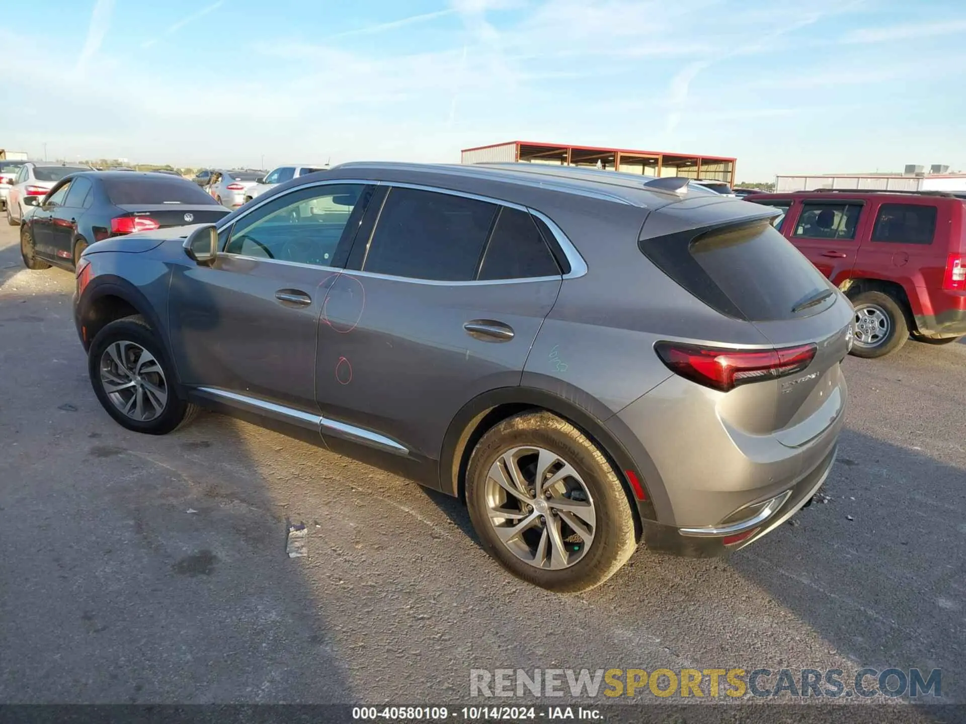 3 fotografías del automóvil dañado LRBFZPR44MD149698 BUICK ENVISION 2021