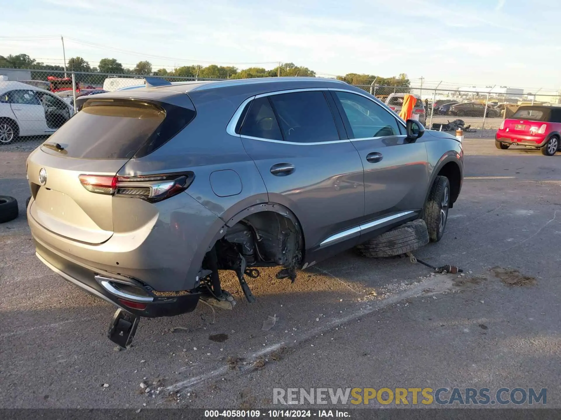 4 fotografías del automóvil dañado LRBFZPR44MD149698 BUICK ENVISION 2021