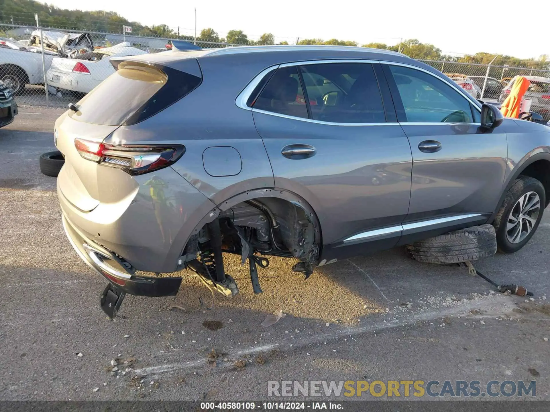 6 fotografías del automóvil dañado LRBFZPR44MD149698 BUICK ENVISION 2021
