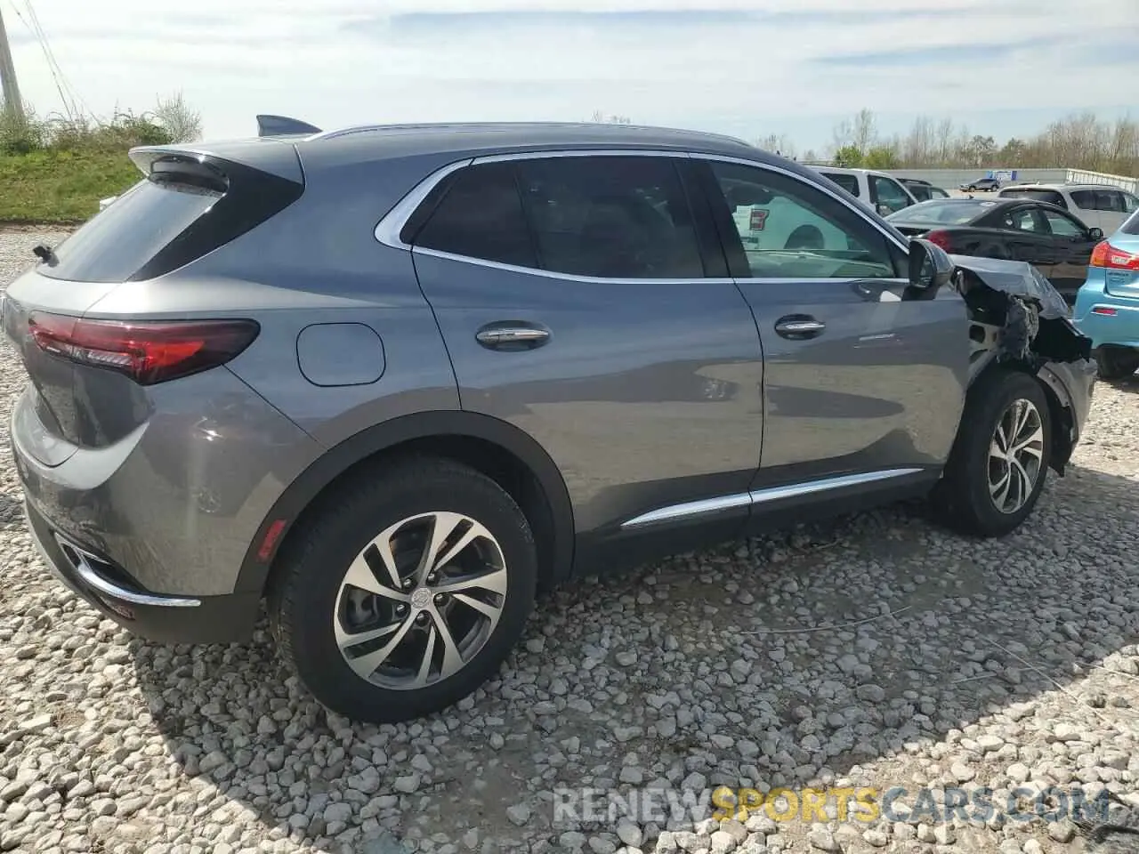 3 fotografías del automóvil dañado LRBFZPR48MD121564 BUICK ENVISION 2021