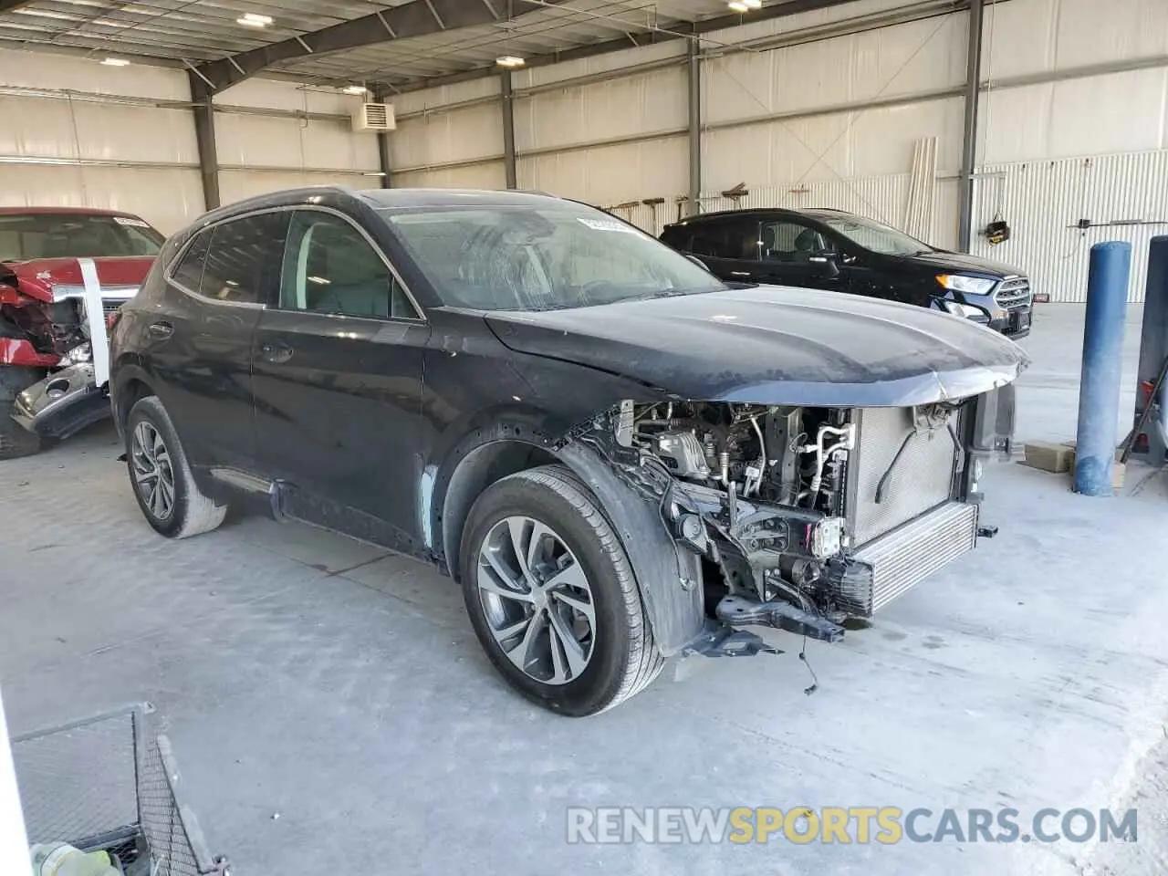 4 fotografías del automóvil dañado LRBFZPR48MD122424 BUICK ENVISION 2021