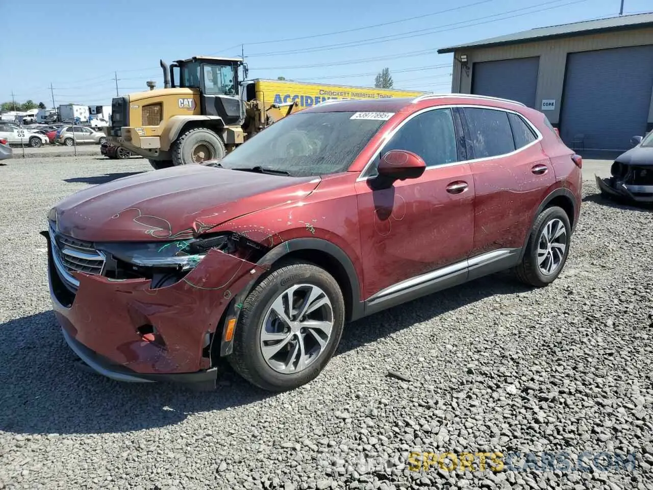 1 fotografías del automóvil dañado LRBFZPR49MD179540 BUICK ENVISION 2021