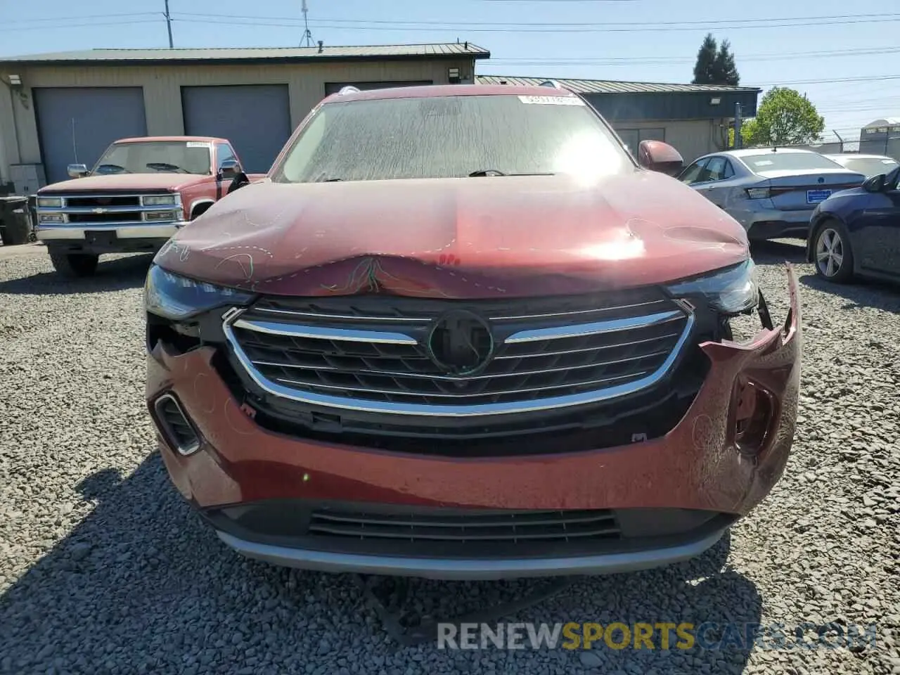 5 fotografías del automóvil dañado LRBFZPR49MD179540 BUICK ENVISION 2021