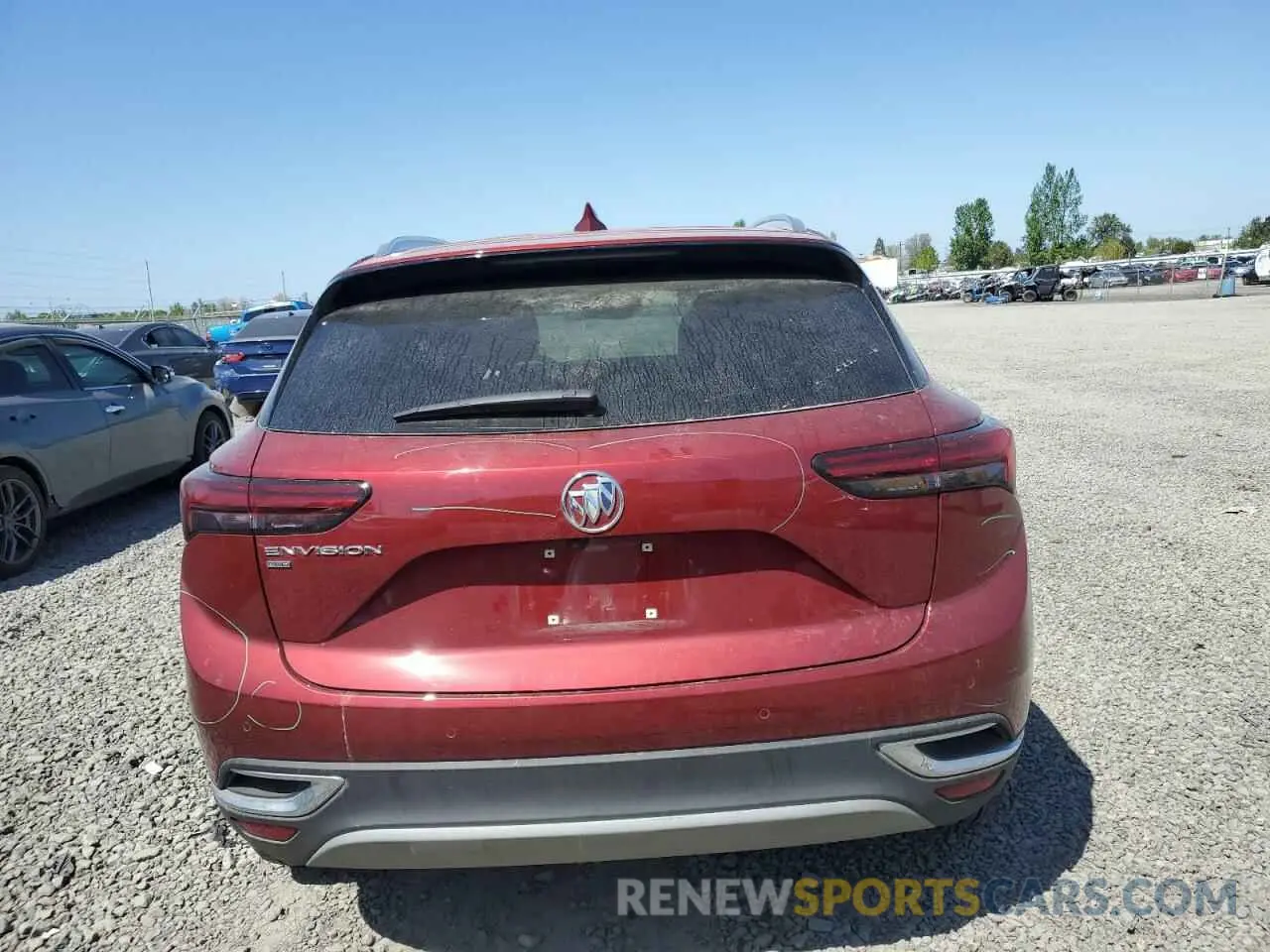 6 fotografías del automóvil dañado LRBFZPR49MD179540 BUICK ENVISION 2021