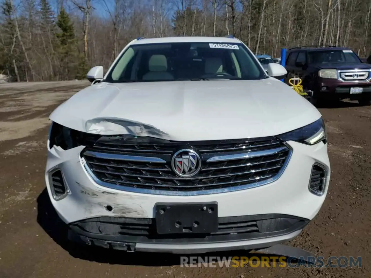 5 fotografías del automóvil dañado LRBFZPR4XMD136647 BUICK ENVISION 2021