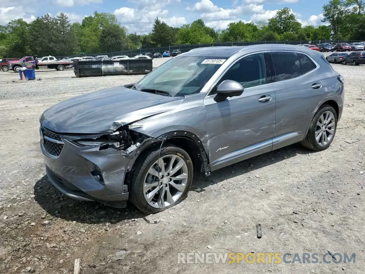1 fotografías del automóvil dañado LRBFZRR45MD178980 BUICK ENVISION 2021