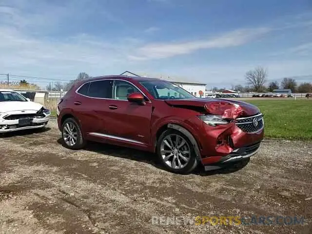 12 fotografías del automóvil dañado LRBFZSR42MD141943 BUICK ENVISION 2021