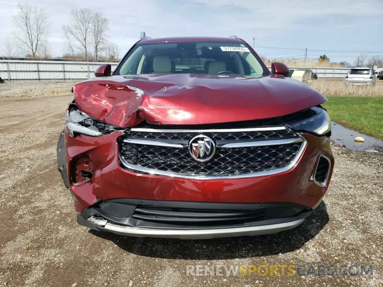 5 fotografías del automóvil dañado LRBFZSR42MD141943 BUICK ENVISION 2021