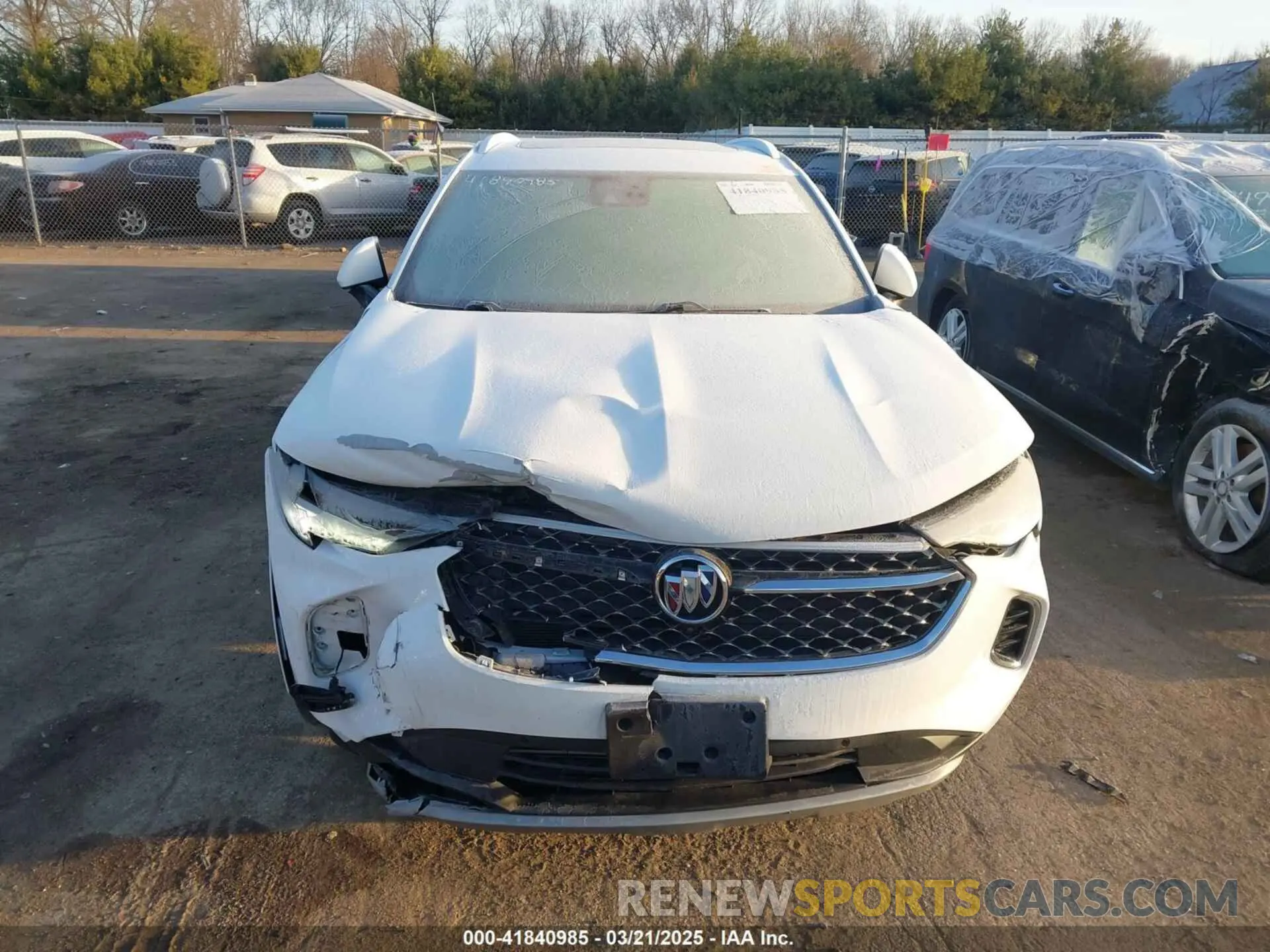 12 fotografías del automóvil dañado LRBFZSR44MD077520 BUICK ENVISION 2021