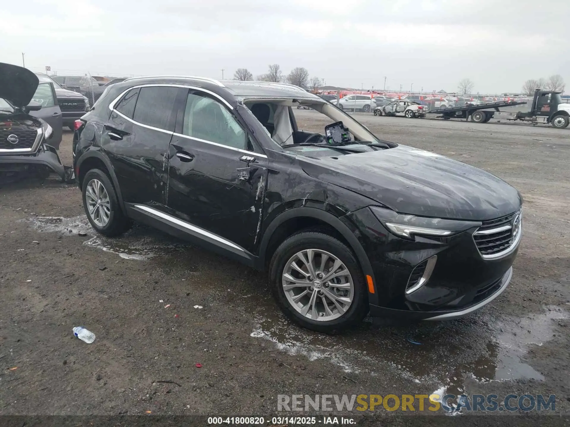 1 fotografías del automóvil dañado LRBAZLR40ND160377 BUICK ENVISION 2022