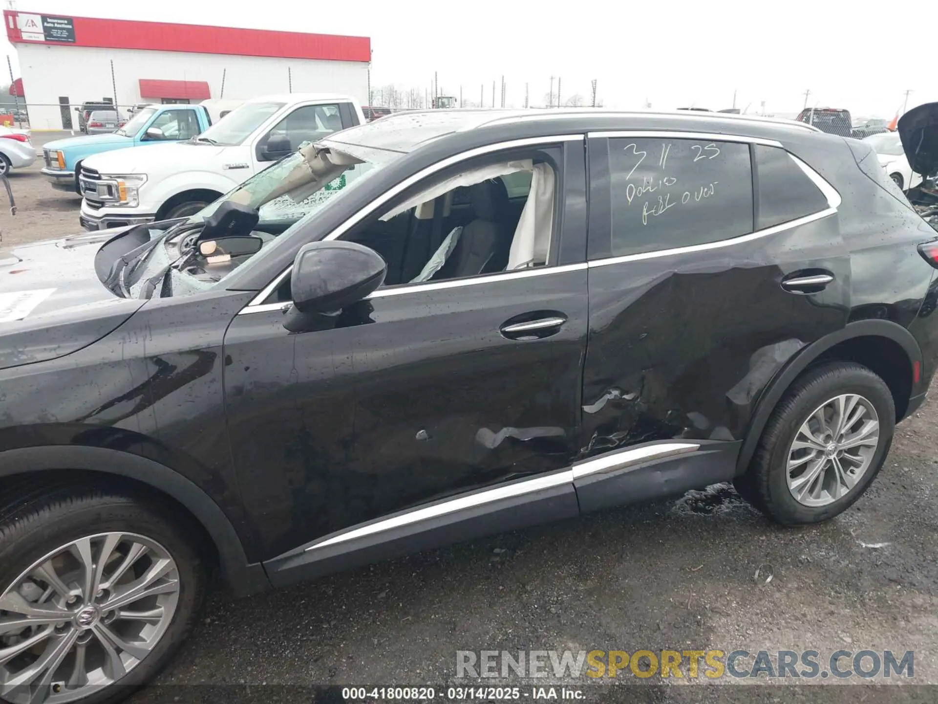 6 fotografías del automóvil dañado LRBAZLR40ND160377 BUICK ENVISION 2022